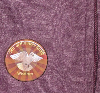 Seven Gifts of the Holy Spirit Buttons
